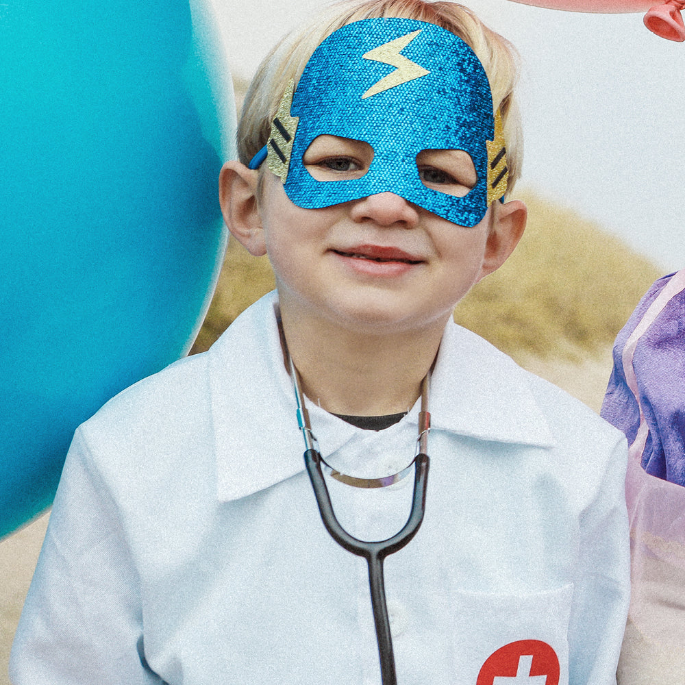 Den goda fen superhjälte mask, 4 olika varianter