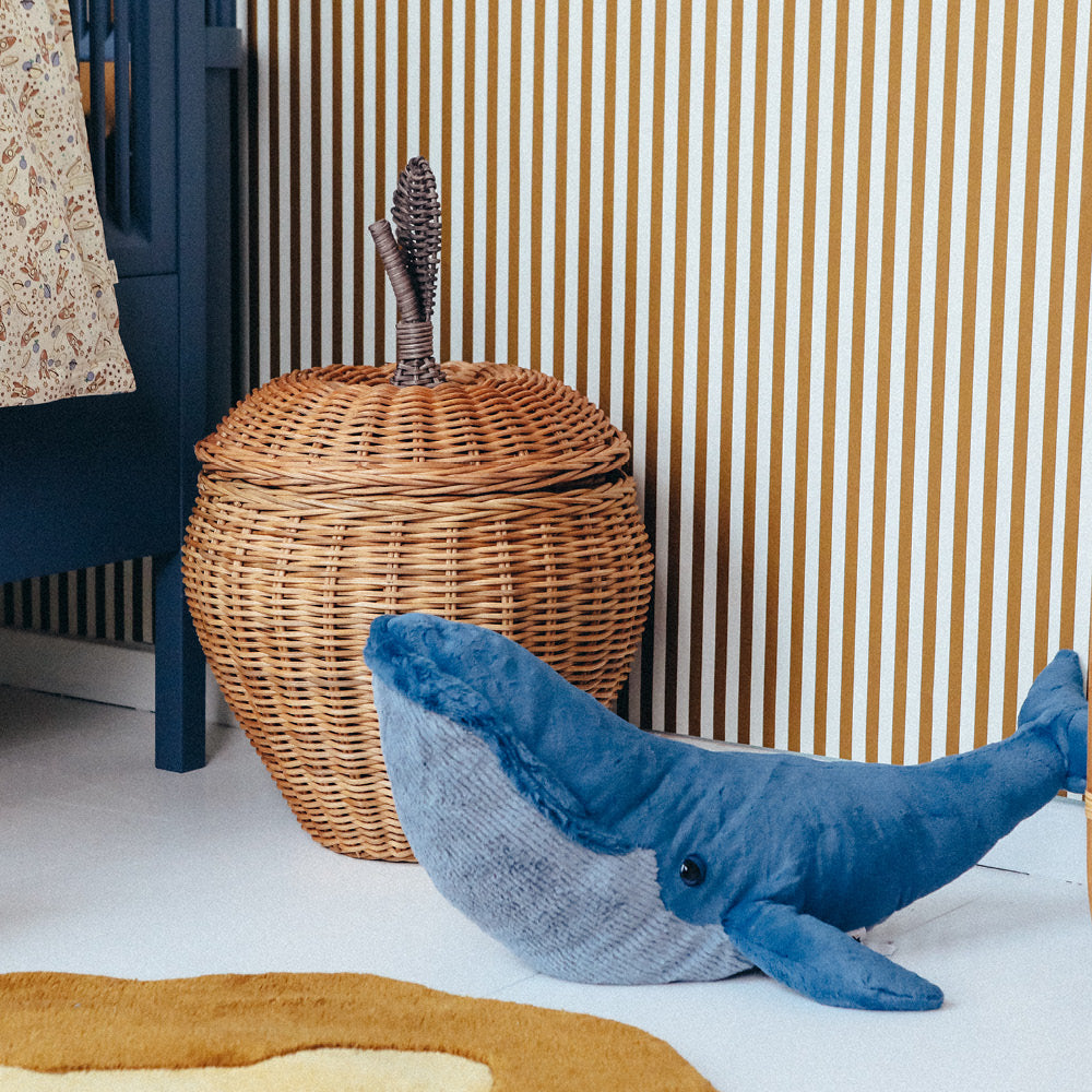 ferm Living Apple Storage, flätad korg i rotting