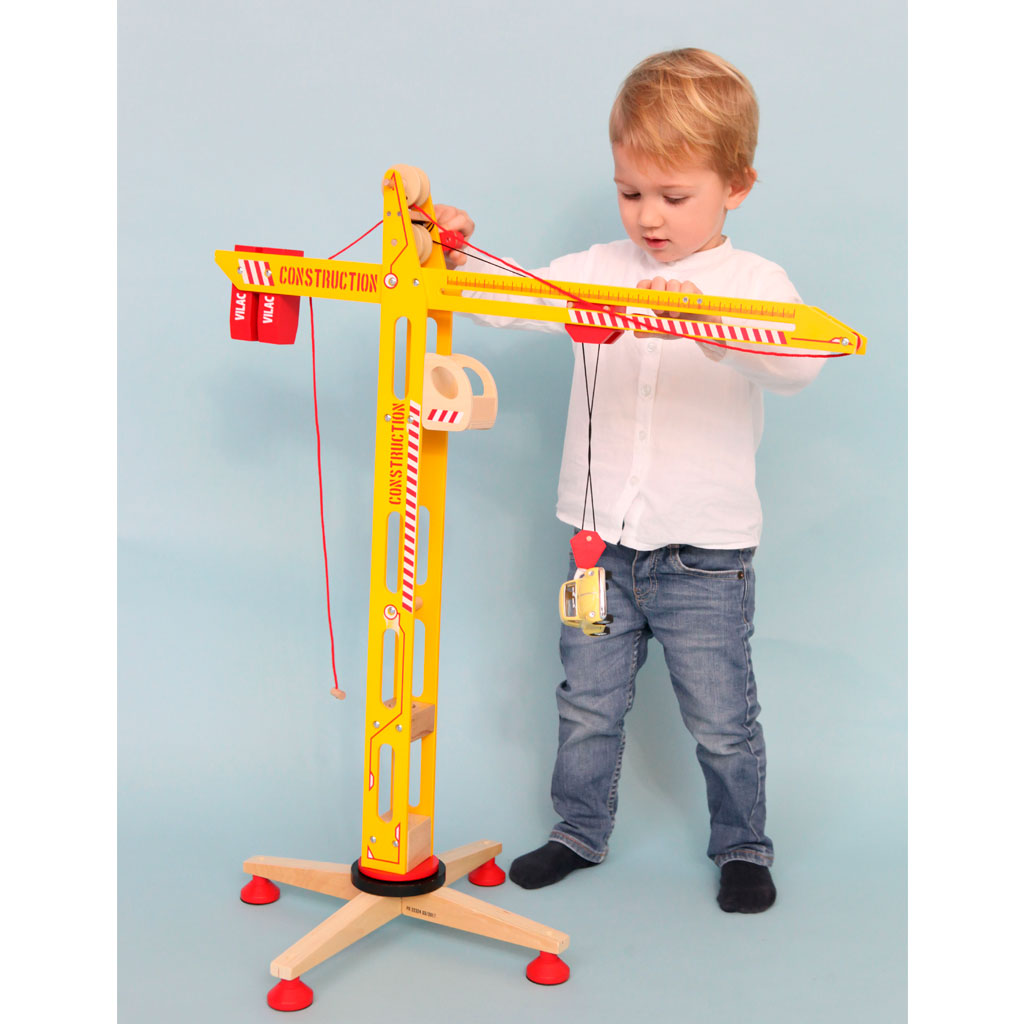 Vilac träkran, stor - Grande Grue Crane