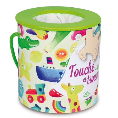 Vilac spel, Känn och hitta – sensorik- och motorikspel