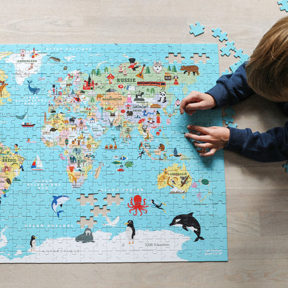 Vilac pussel, Världen - 500 bitar