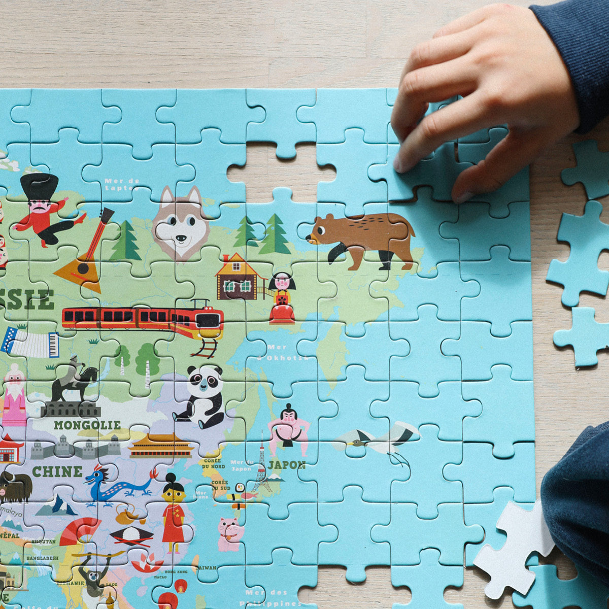 Vilac pussel, Världen - 500 bitar