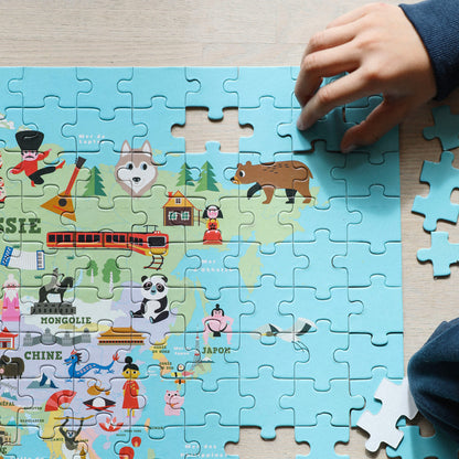 Vilac pussel, Världen - 500 bitar