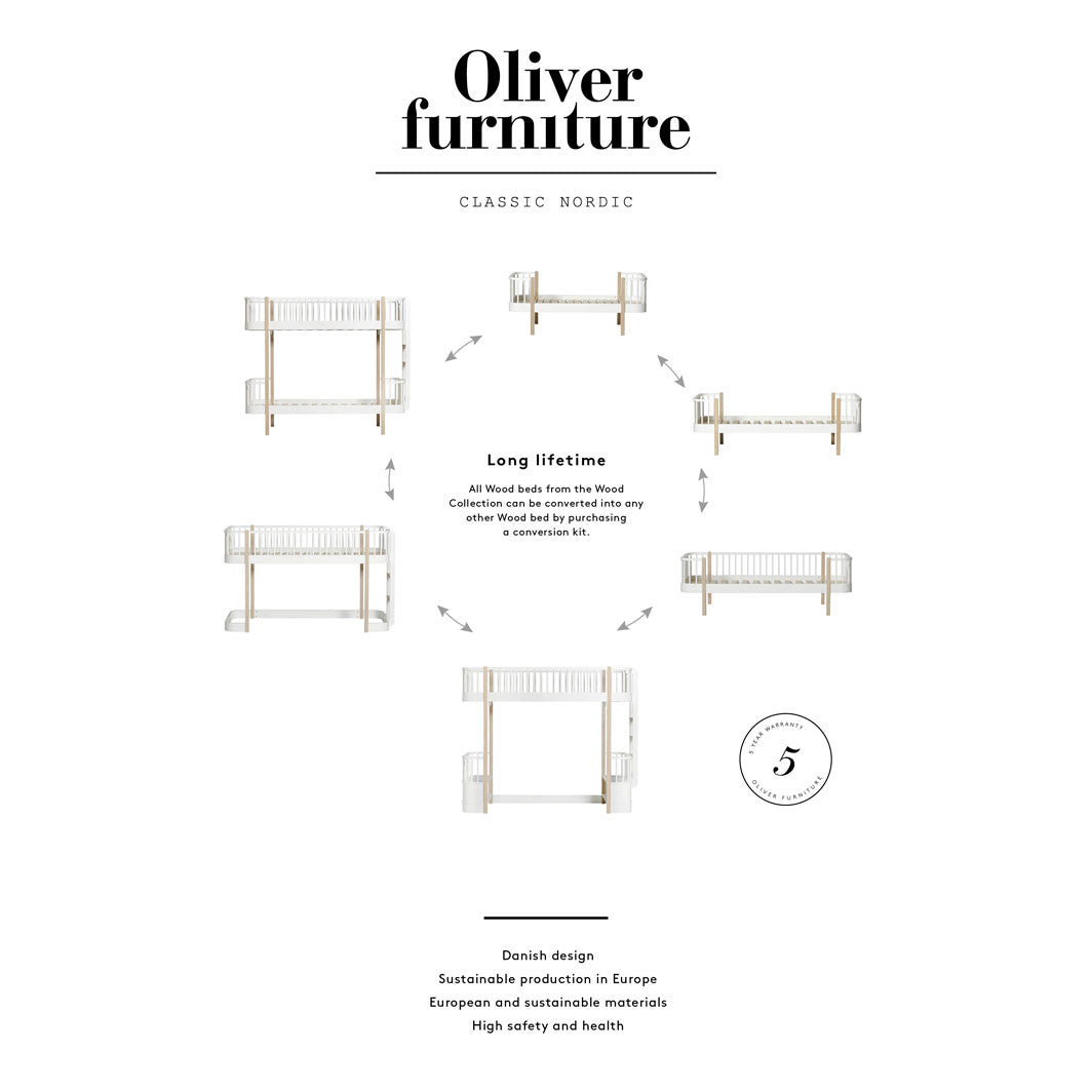 Oliver Furniture, Wood seng - eg ombygningsmuligheder